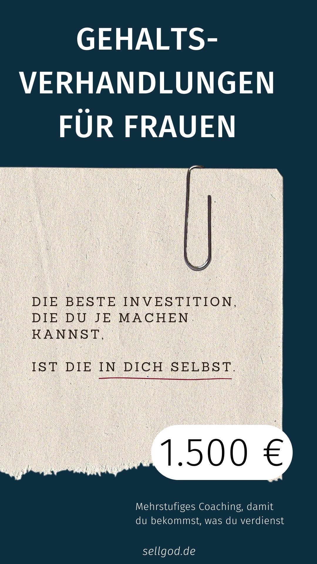 Gehaltsverhandlung für Frauen
